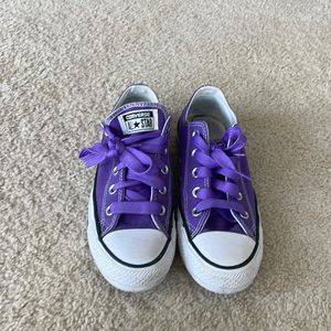 Converse all star purple